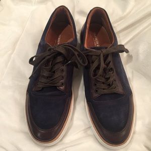 Kenneth Cole New York Navy Suede & Leather Shoes